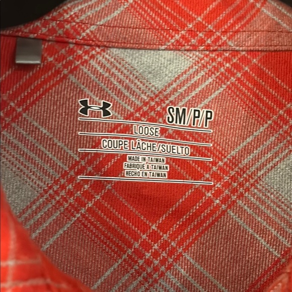 Under Armour Ole Miss Rebels Shirt Small Plaid Long Sleeve Button Up - Picture 4 of 13